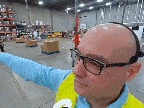 vr view of a warehouse